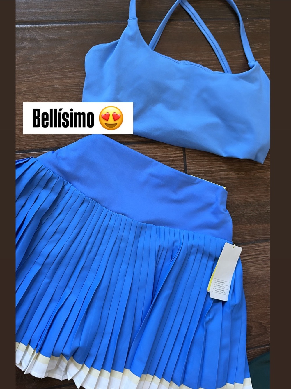 All in motion Blue Two-Piece Pleated Skort set ( small set ) ( large set)